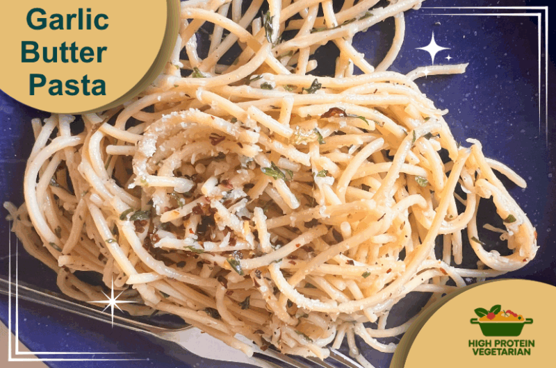 Garlic Butter Chickpea Pasta